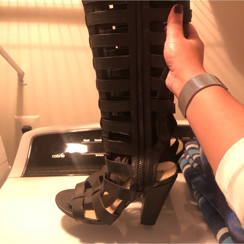 Black sexy heels